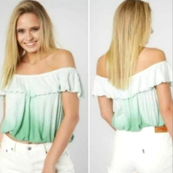 NWT Free People Cora Lee Ombre Top Women's Large On/Off Shoulders Tank - Picture 2 of 8